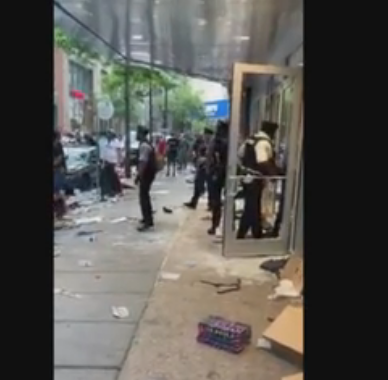 Philadelphia closes down Center City as plundering proceeds in fallout of Saturday riots